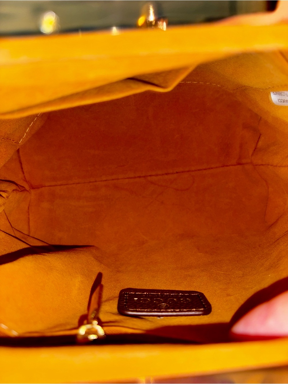 Brand New  !! Beige GG Monogram Frame-Top Shoulder Bag Read 👇 - Picture 5 of 8